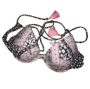 Victoria's Secret push-up padded bikini bra top size 34A